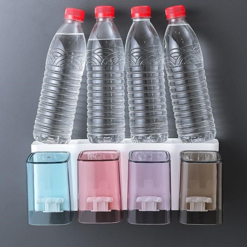 Väggmonterat förvaringsställ för tandborstar